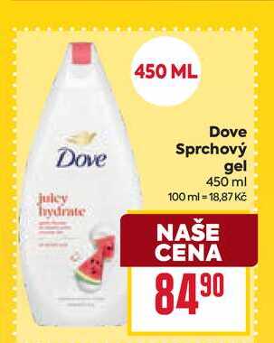 Dove Sprchový gel 450 ml BILLA