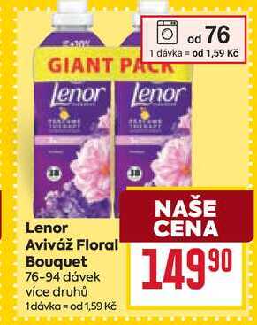 Lenor Aviváž Floral Bouquet 76-94 dávek