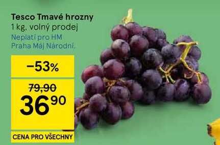 Tesco Tmavé hrozny, 1 kg