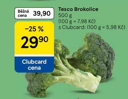 Tesco Brokolice, 500 g
