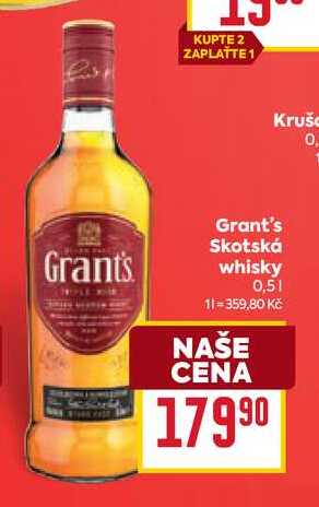 Grant's Skotská whisky 0,5l