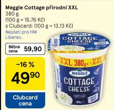 Meggle Cottage přírodní XXL, 380 g
