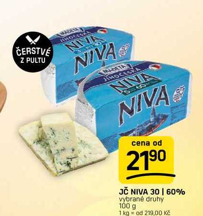 JČ NIVA 30 | 60% vybrané druhy 100 g