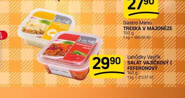 SALÁT VAJÍČKOVÝ/FEFERONOVÝ 140 g
