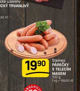 PÁREČKY S TELECÍM MASEM 100 g