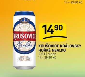 KRUŠOVICE KRÁLOVSKY HOŘKÉ NEALKO 0,5 || plech