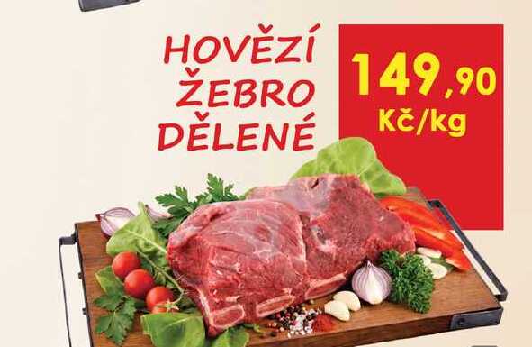 Hovězí žebro dělené 1kg