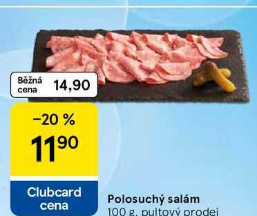 Polosuchý salám, 100 g