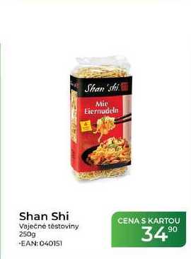Shan Shi Vaječné těstoviny 250g