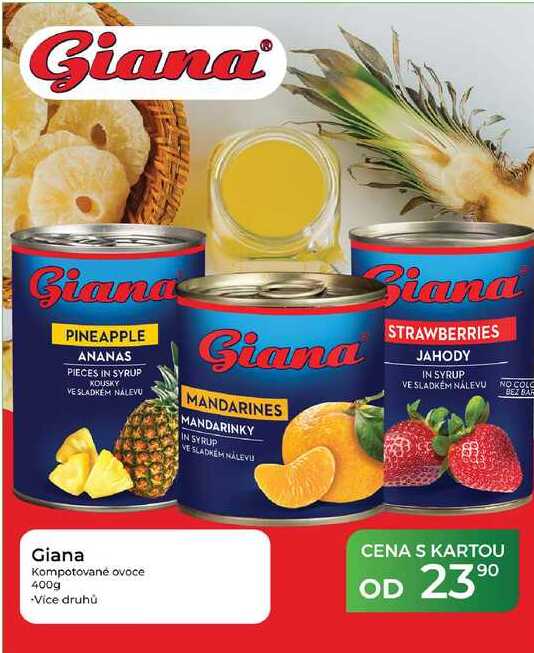 Giana Kompotované ovoce 400g