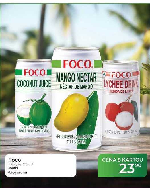 Foco nápoj s příchutí 350ml