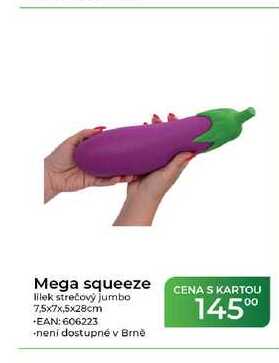 Mega squeeze lilek strečový jumbo 7,5x7x,5x28cm Tamda Foods