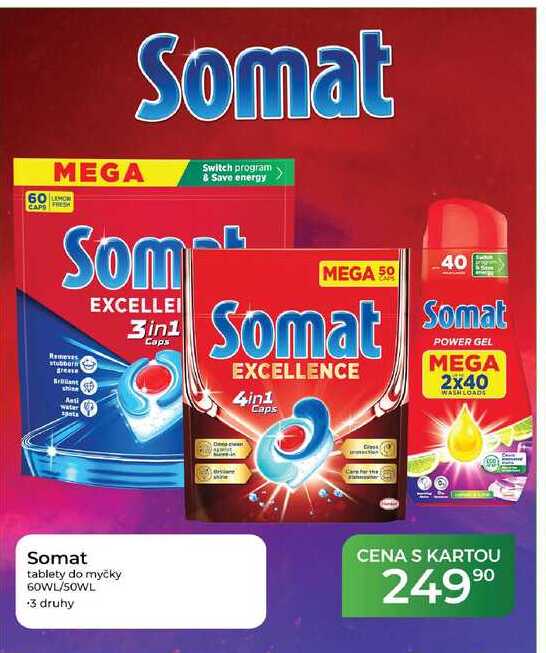 Somat tablety do myčky 60WL/SOWL Tamda Foods