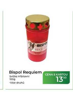 Bispol Requiem Svíčka Hřbitovní 100g