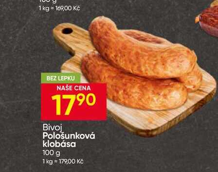 Bivoj Pološunková klobása 100 g