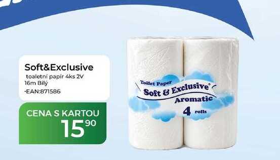 Soft&Exclusive toaletní papír 4ks 2V 16m