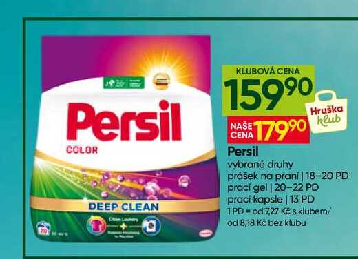 Persil vybrané druhy 18-20 PD Hruška