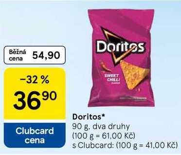 Doritos, 90 g, dva druhy