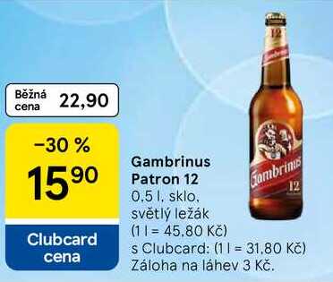 Gambrinus Patron 12, 0.5 l