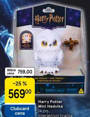 Harry Potter Mini Hedvika, 14 cm. interaktivní hračka
