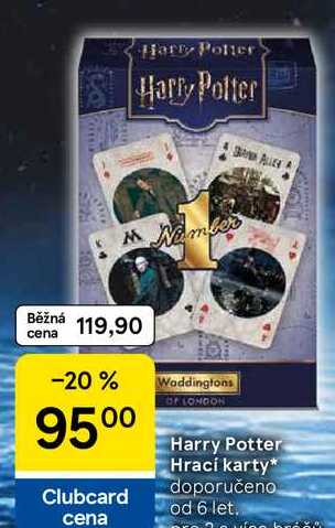 Harry Potter Hrací karty, doporučeno od 6 let Tesco