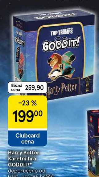 Harry Potter Karetní hra GODDIT!, doporučeno od 6 let pro 1-6 hráči  