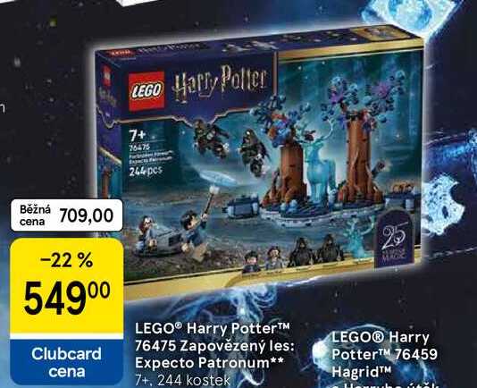 LEGO® Harry Potter™ 76475 Zapovězený les: Expecto Patronum** 7+, 244 kostek Tesco