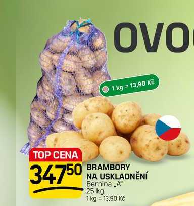 BRAMBORY NA USKLADNĚNÍ Bernina „A" 25 kg 