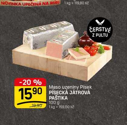 PÍSECKÁ JÁTROVÁ PAŠTIKA 100 g