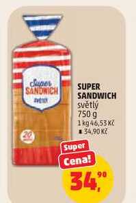 SUPER SANDWICH světlý 750 g