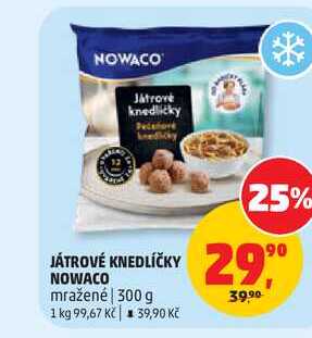 Nowaco Dobroty Babičky Kláry Játrové knedlíčky 300g