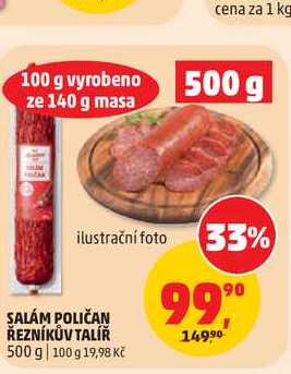 ŘEZNÍKŮV TALÍŘ POLIČAN 500g