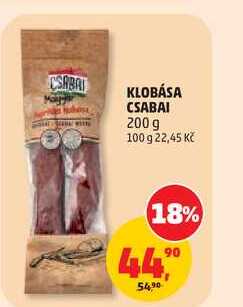 KLOBÁSA CSABAI 200 g