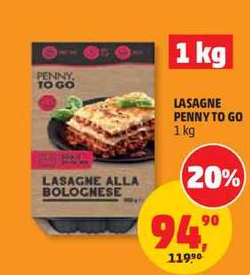 LASAGNE PENNY TO GO 1 kg