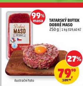 TATARSKÝ BIFTEK DOBRÉ MASO 250 g 