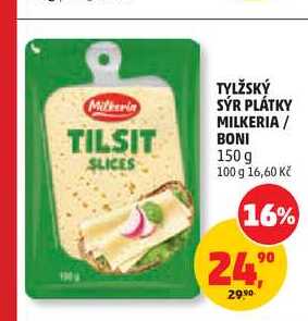 Milkeria TYLŽSKÝ SÝR PLÁTKY 150 g
