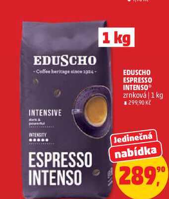 EDUSCHO ESPRESSO INTENSO zrnková káva 1 kg 