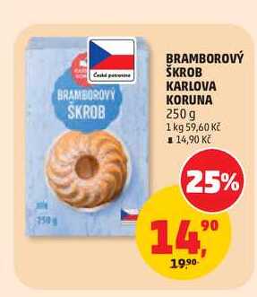BRAMBOROVÝ ŠKROB KARLOVA KORUNA 250 g