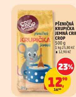 CRIP CROP PŠENIČNÁ KRUPIČKA JEMNÁ 500 g