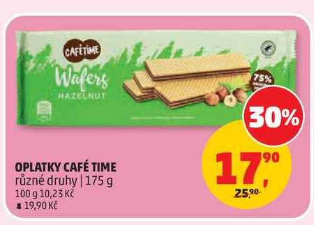 OPLATKY CAFÉ TIME různé druhy 175 g