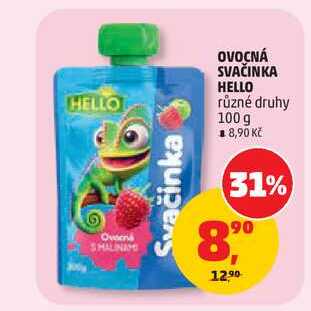HELLO OVOCNÁ SVAČINKA 100 g Penny Market
