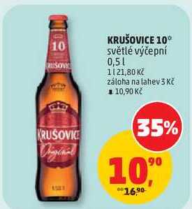 KRUŠOVICE 10° světlé výčepní 0,5l