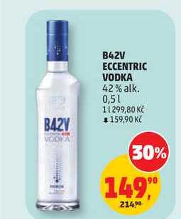 B42V ECCENTRIC VODKA 42% alk. 0,5l