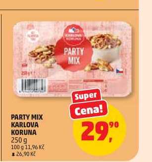PARTY MIX KARLOVA KORUNA 250 g