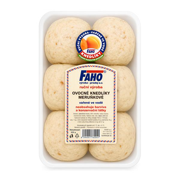 Faho Knedlíky kynuté meruňkové