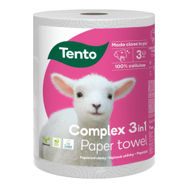 Tento Complex 3v1 papírové utěrky, 1 role Košík.cz