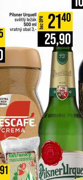 Pilsner Urquell světlý ležák 500 ml