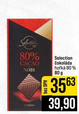 Selection čokoláda hořká 80% 80 g 
