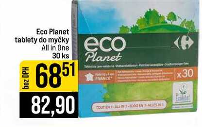 Eco Planet tablety do myčky All in One 30 ks