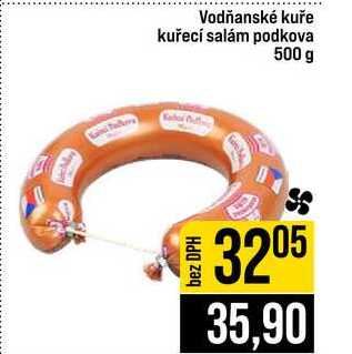 Vodňanské kuře kuřecí salám podkova 500 g